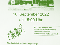 Dorffest des Gesangvereins Beltershausen am 10.09.2022